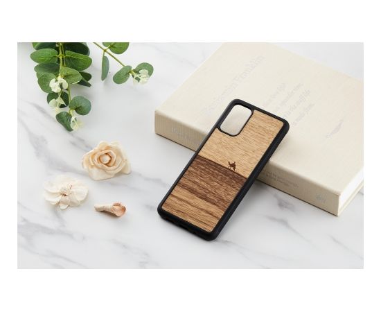 MAN&WOOD case for Galaxy S20+ terra black