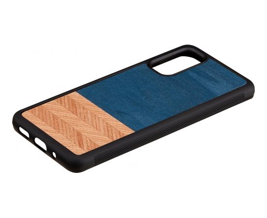 MAN&WOOD case for Galaxy S20 denim black