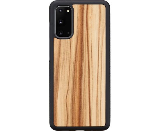 MAN&WOOD case for Galaxy S20 cappuccino black