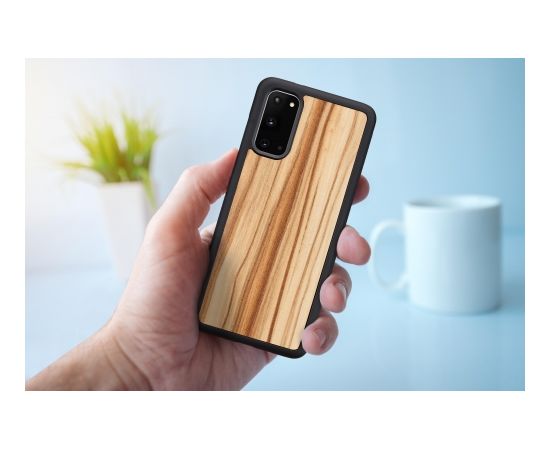 MAN&WOOD case for Galaxy S20 cappuccino black