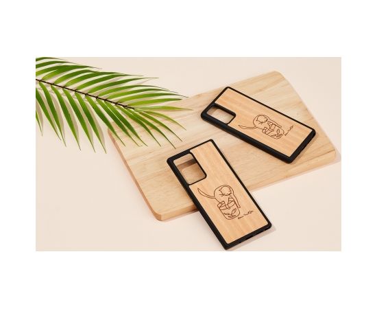 MAN&WOOD case for Galaxy Note 20 Ultra cat with fish