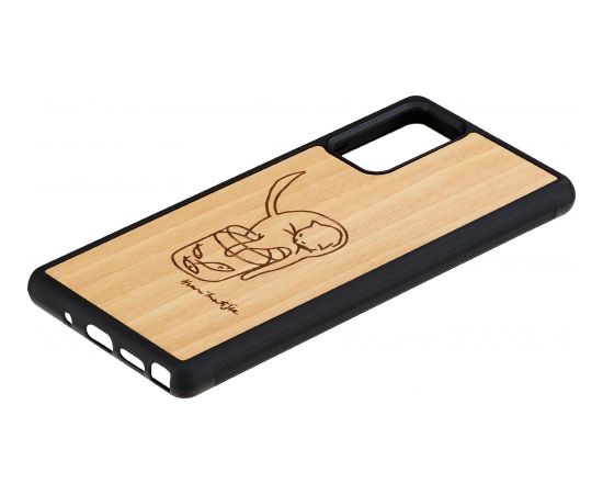 MAN&WOOD case for Galaxy Note 20 cat with fish