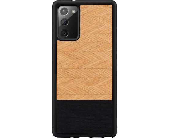 MAN&WOOD case for Galaxy Note 20 herringbone nero black