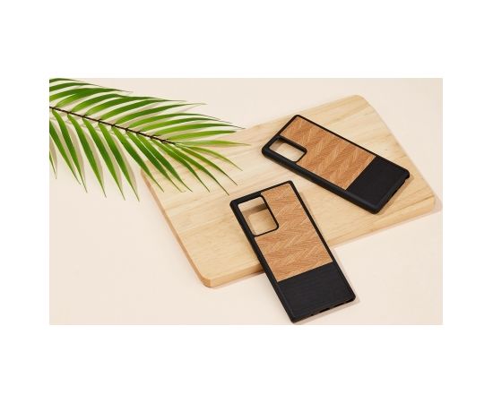 MAN&WOOD case for Galaxy Note 20 herringbone nero black
