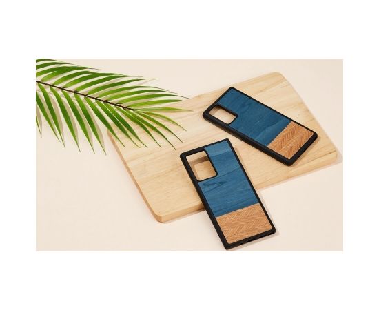 MAN&WOOD case for Galaxy Note 20 denim black