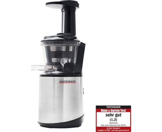 Gastroback 40145 Slow Juicer Advanced Vital