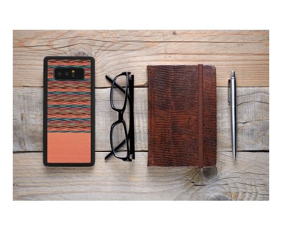 MAN&WOOD SmartPhone case Galaxy Note 8 browny check black