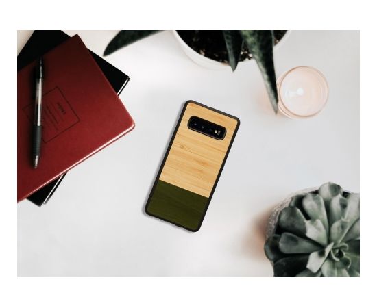 MAN&WOOD SmartPhone case Galaxy S10 Plus bamboo forest black