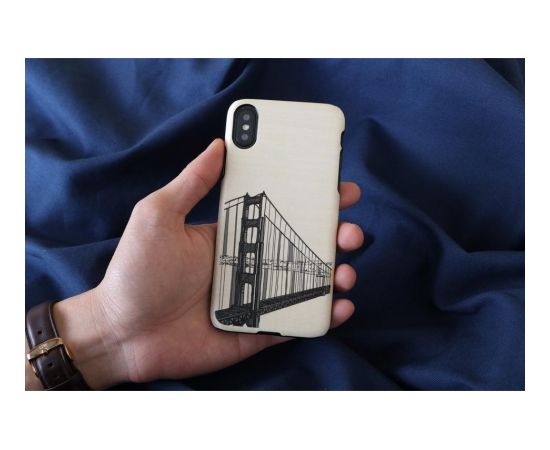 MAN&WOOD SmartPhone case iPhone X/XS hand bridge black