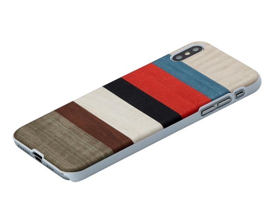MAN&WOOD SmartPhone case iPhone X/XS corallina white Neoriģinālie Maciņi