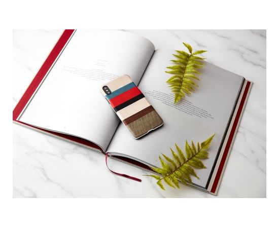 MAN&WOOD SmartPhone case iPhone X/XS corallina white Neoriģinālie Maciņi