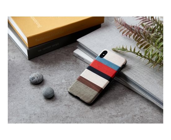 MAN&WOOD SmartPhone case iPhone X/XS corallina white Neoriģinālie Maciņi