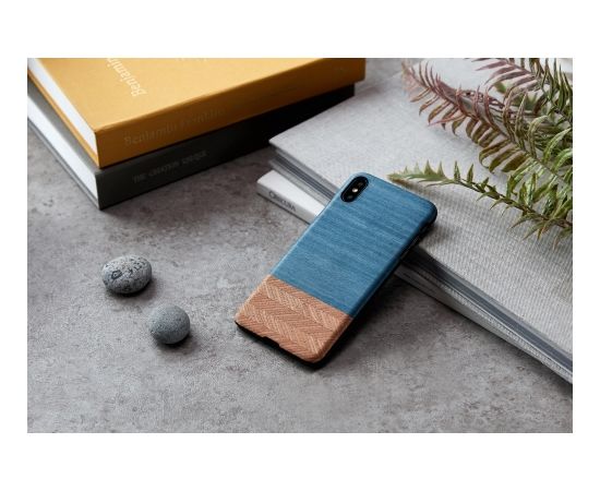 MAN&WOOD SmartPhone case iPhone XS Max denim black