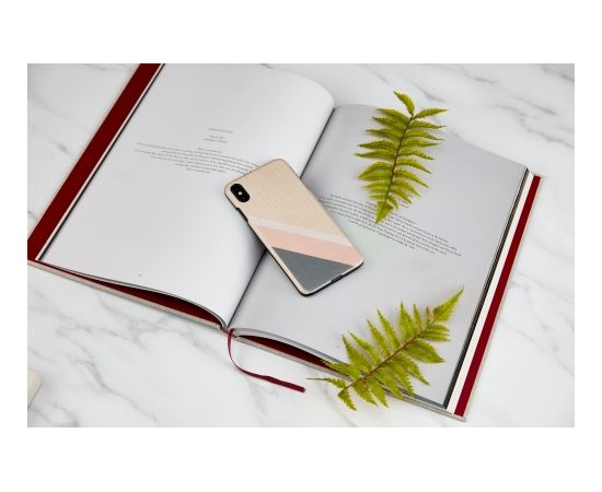 MAN&WOOD SmartPhone case iPhone XS Max pink suit black