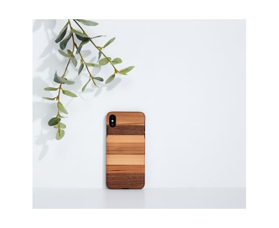 MAN&WOOD SmartPhone case iPhone XS Max sabbia black