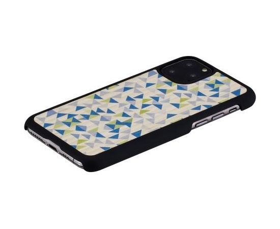 MAN&WOOD SmartPhone case iPhone 11 Pro blue triangle black