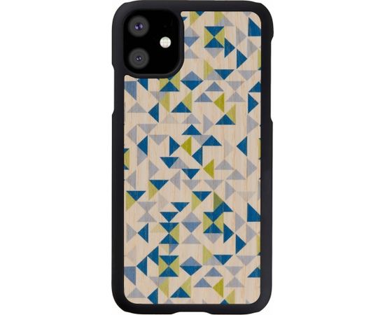 MAN&WOOD SmartPhone case iPhone 11 blue triangle black