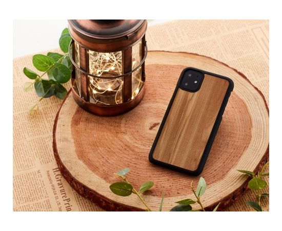 MAN&WOOD SmartPhone case iPhone 11 cappuccino black