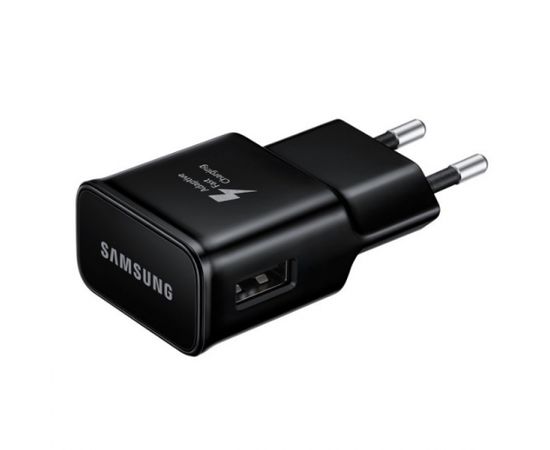 Samsung EP-TA20EBE Adaptīvs - Universāls 15W Lādētājs USB 2A Ligzdas Galaxy S8 / Galaxy S8 Plus  Melns (OEM)