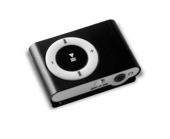 Setty MP3 Super Kompakts Atskaņotājs ar microSD karte slotu + Austiņas Melns