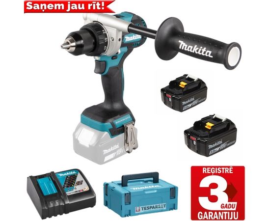 Makita DHP486RTJ Triecienurbjmašīna LXT®