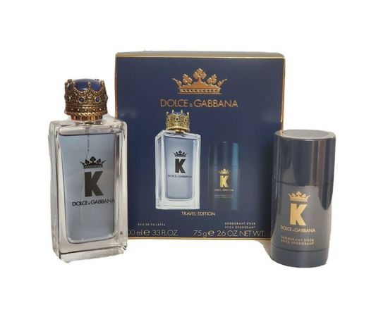 Dolce & Gabbana SET Dolce & Gabbana K EDT 100ml + deodorant stick 75ml Dāvanu komplekti Dolce & Gabbana SET Dolce & Gabbana K EDT 100ml + deodorant stick 75ml Dāvanu komplekti
