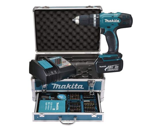 Makita DHP453RFX2 Cordless Combi Drill