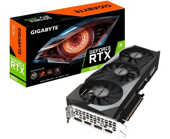 Gigabyte GeForce RTX™ 3070 GAMING OC 8G (rev. 2.0) 8GB PCIE