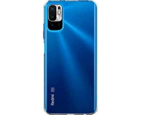 Fusion Ultra Back Case 1 mm Izturīgs Silikona Aizsargapvalks Xiaomi Redmi Note 10 5G / Poco M3 Pro Caurspīdīgs