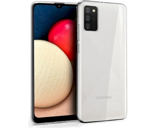 Fusion Ultra Back Case 1 mm Izturīgs Silikona Aizsargapvalks Samsung A035 Galaxy A03S Caurspīdīgs