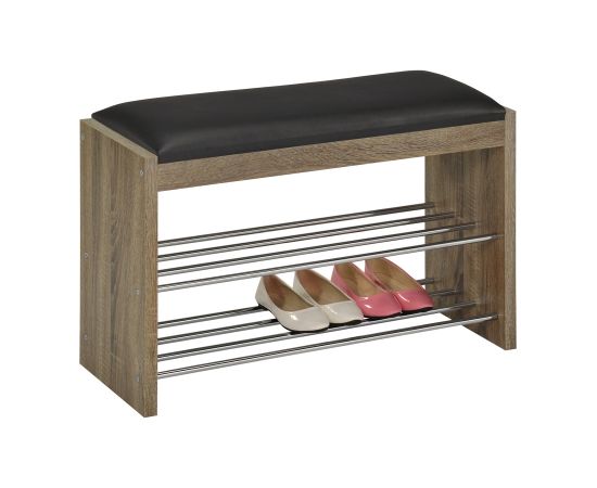 Shoe rack BENO dark brown