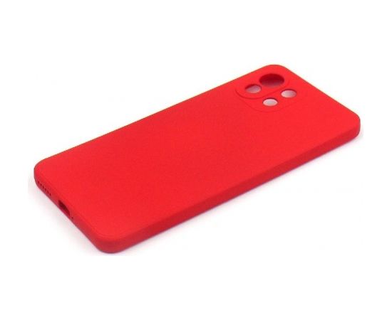 Evelatus  Mi 11 Lite 4G Soft Touch Silicone Case Red