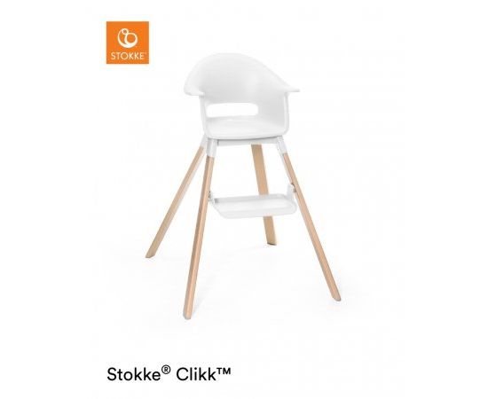 STOKKE Bērnu barošanas krēsliņš CLIKK White 552004