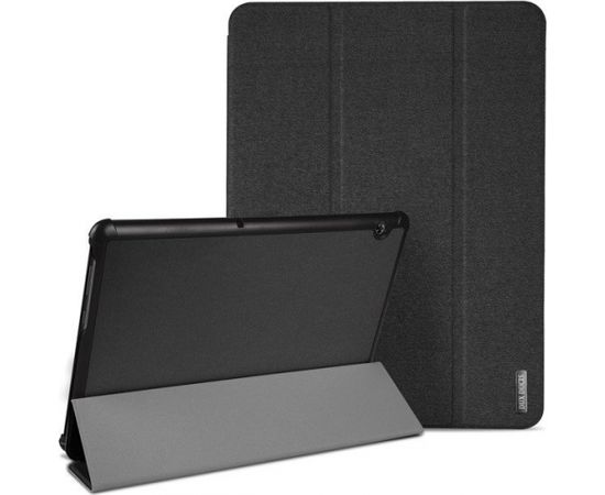 Dux Ducis Domo Magnet Case Grāmatveida Maks Planšetdatoram Samsung T220 / T225 Galaxy Tab A7 Lite Melns