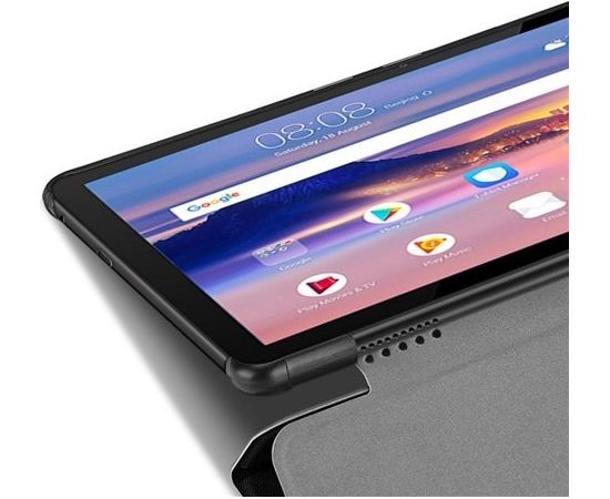 Dux Ducis Domo Magnet Case Grāmatveida Maks Planšetdatoram Samsung T220 / T225 Galaxy Tab A7 Lite Melns