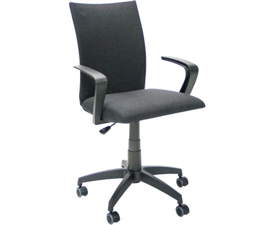 Рабочий стул CLAUDIA 59x57xH87-96,5cм, сиденье и спинка: ткань, цвет: чёрный
