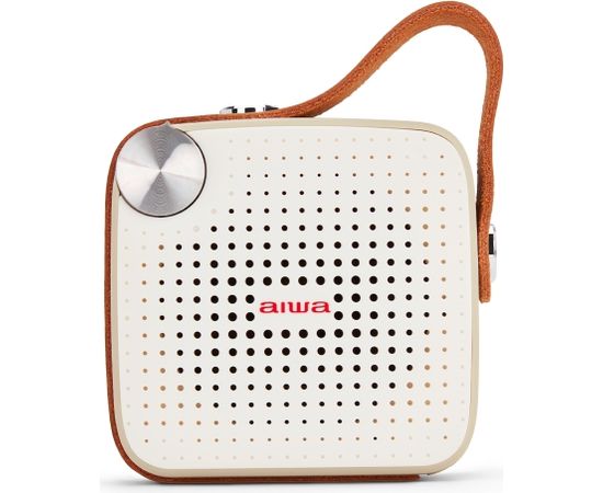 Bluetooth bezvadu skaļrunis Aiwa BS-100GY white/grey