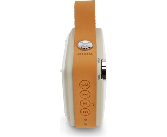 Bluetooth bezvadu skaļrunis Aiwa BS-100GY white/grey