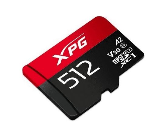A-data XPG MicroSDXC 256 GB Class 10 UHS-I/U3 A2 V30 (AUSDX512GUI3XPGA2-R)