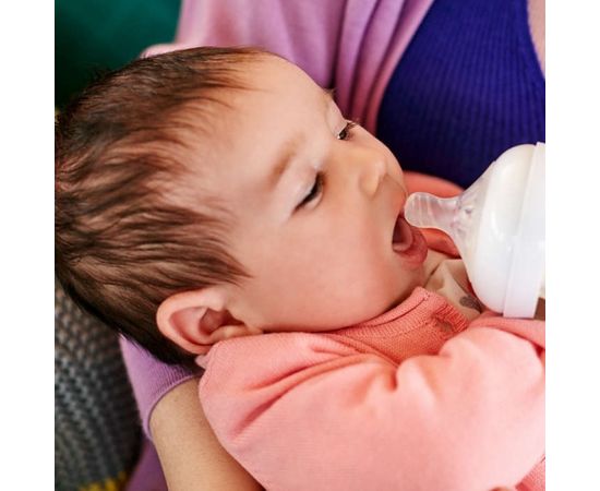 Philips Avent barošanas pudeļu silikona knupītis Natural, 2 caurumi, lēna plūsma, 1 m+ - SCF042/27 Barošanas pudelītes