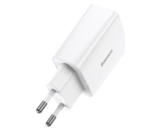 Baseus Speed Mini Quick Charger, USB-C, PD, 3A, 20W (white)