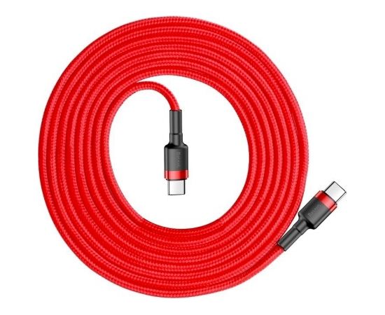 Baseus Cafule PD2.0 60W flash charging USB For Type-C cable (20V 3A) 2m Red