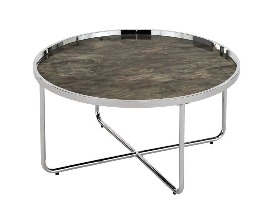 Coffee table ASTOR D80xH40cm grey