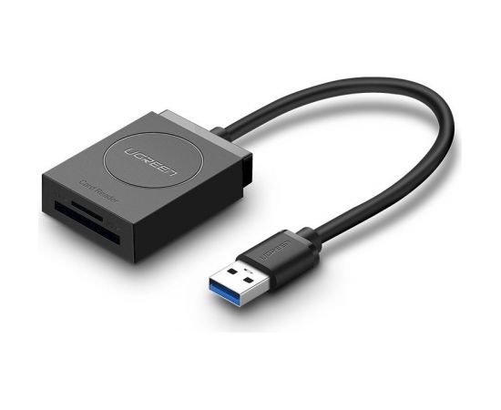 Ugreen CR127 USB 3.0 karšu lasītājs SD / SDHC / SDXC, microSD / microSDHC / microSDXC melns