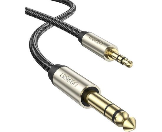 Ugreen AUX 3.5mm -> 6.35mm audio kabelis 5m melns
