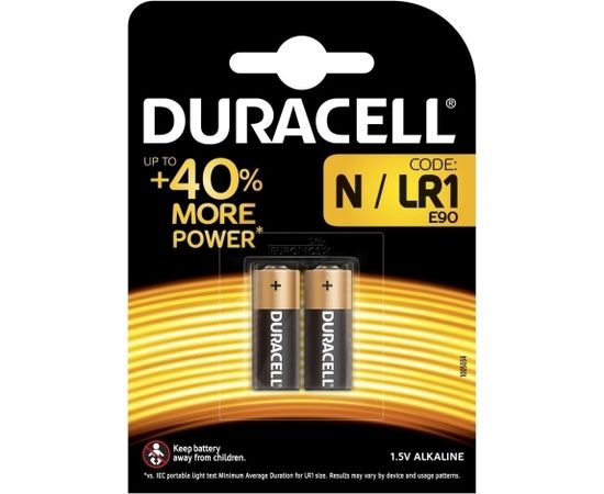 Duracell MN 9100 (N) Blistera iepakojumā 2gb.