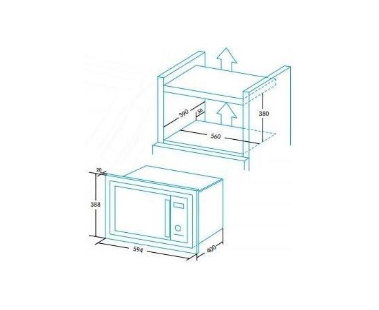 Edesa EMW-2530-IG XWH