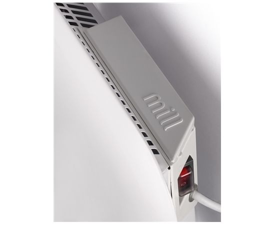 Mill Steel IB1200DN Panel Heater, 1200 W, Suitable for rooms up to 18 m², Number of fins Inapplicable, White