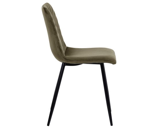 Обеденный стул BRIE оливково-зеленый