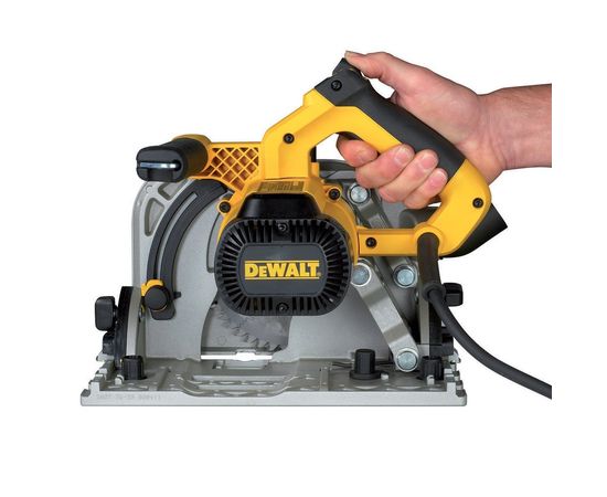 Dewalt DWS520KTR-QS Iegremdējamais zāģis ar 55mm zāģēšanas dziļumu un 1.5m vadsliedi, , 1300W